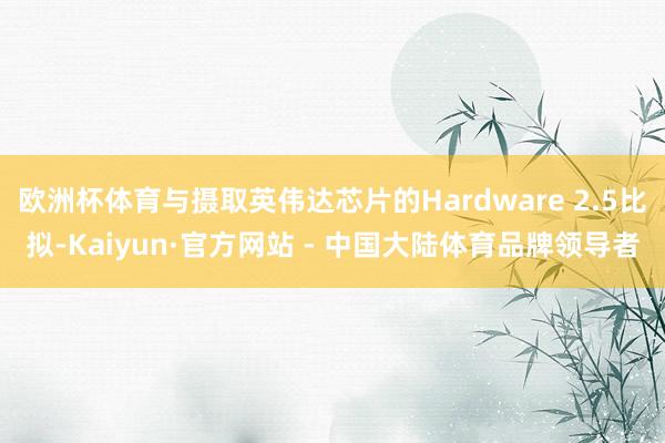 欧洲杯体育与摄取英伟达芯片的Hardware 2.5比拟-Kaiyun·官方网站 - 中国大陆体育品牌领导者