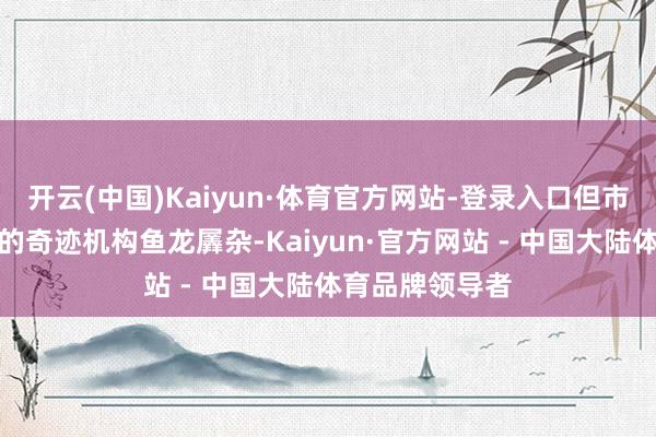 开云(中国)Kaiyun·体育官方网站-登录入口但市集上注册公司的奇迹机构鱼龙羼杂-Kaiyun·官方网站 - 中国大陆体育品牌领导者