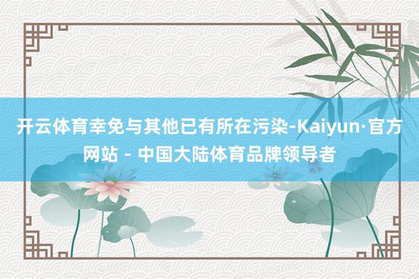 开云体育幸免与其他已有所在污染-Kaiyun·官方网站 - 中国大陆体育品牌领导者